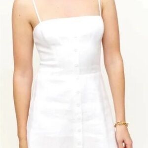 Reformation Huckleberry Linen Dress